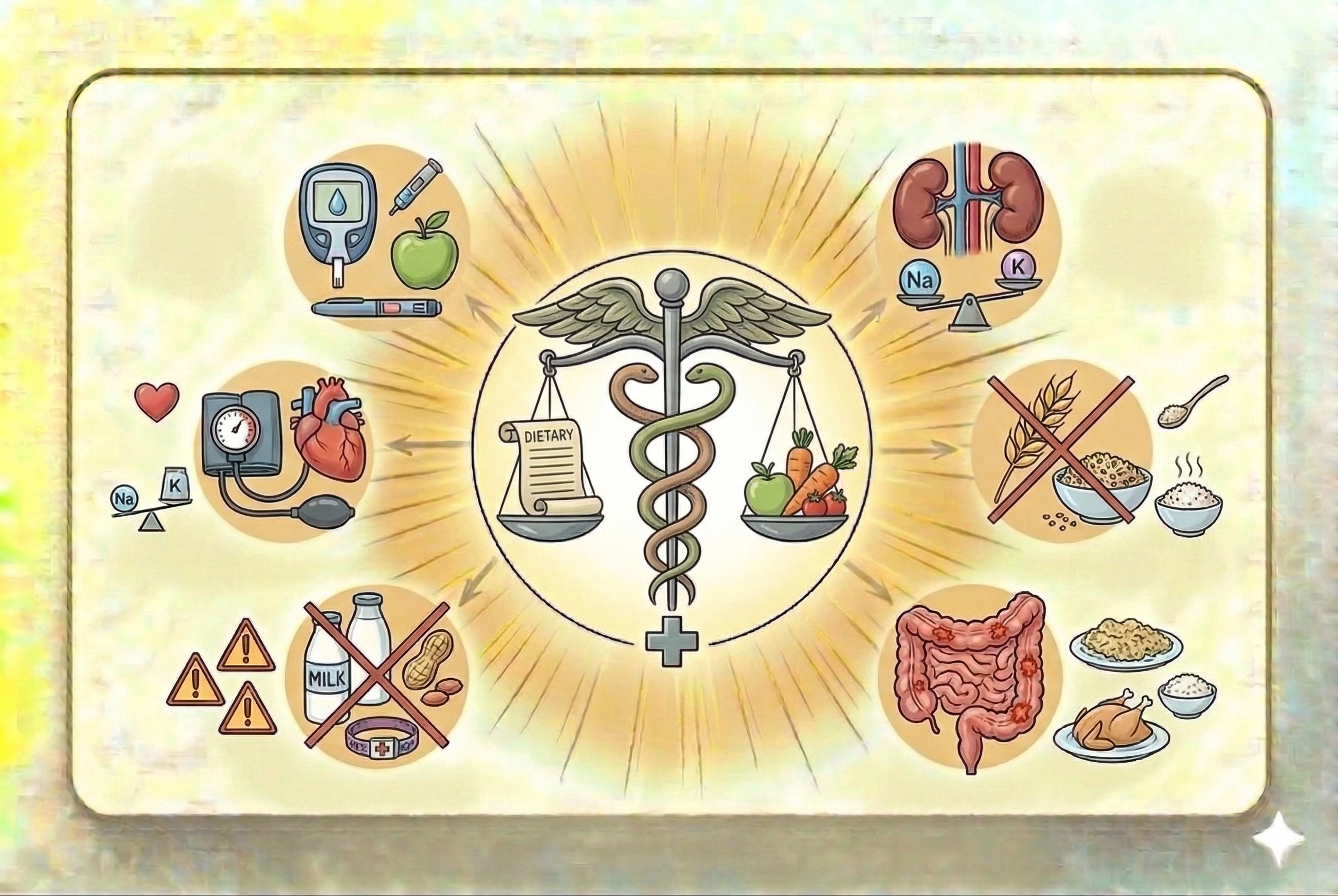 Egyéb dietoterápiát igénylő állapotok