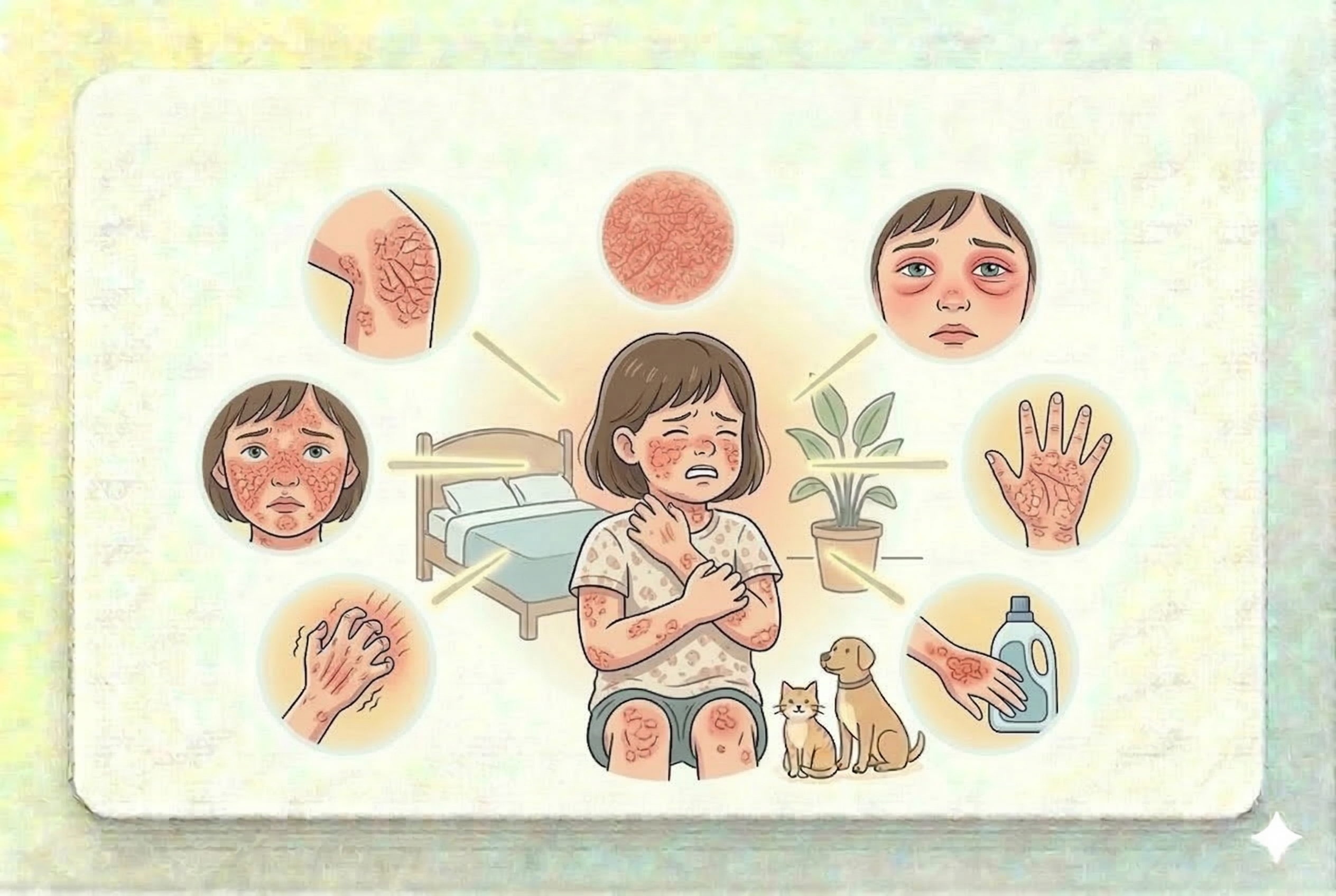 Ekcémás bőrtünetek